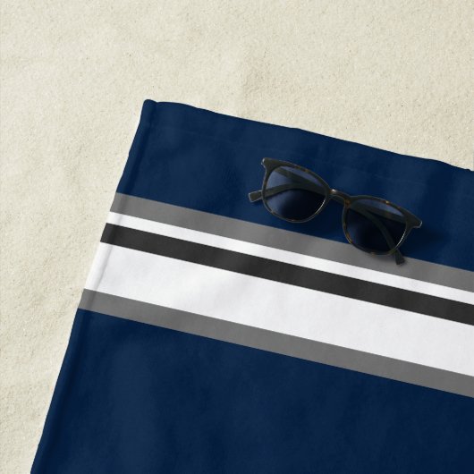 Silver Colored Anchor Beach Handtuch (Beispiel)