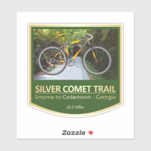 Silver Comet Trail (bike2) Aufkleber