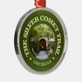 Silver Comet Trail (cycling c) Ornament Aus Metall (Rechts)