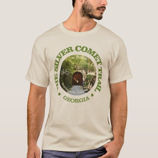 Silver Comet Trail (cycling c) T-Shirt (Vorderseite)