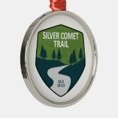 Silver Comet Trail Georgia Ornament Aus Metall (Rechts)