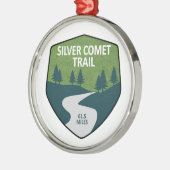 Silver Comet Trail Georgia Ornament Aus Metall (Links)