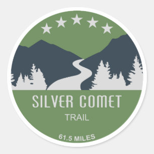 Silver Comet Trail Georgia Runder Aufkleber