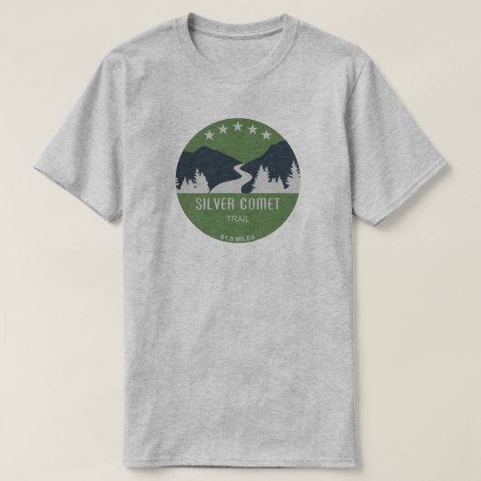 Silver Comet Trail Georgia T-Shirt (Design vorne)