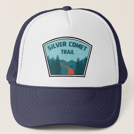 Silver Comet Trail Georgia Truckerkappe (Vorderseite)