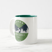 Silver Comet Trail Georgia Zweifarbige Tasse (Vorderseite Links)