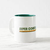 Silver Comet Trail Georgia Zweifarbige Tasse (Vorderseite Links)