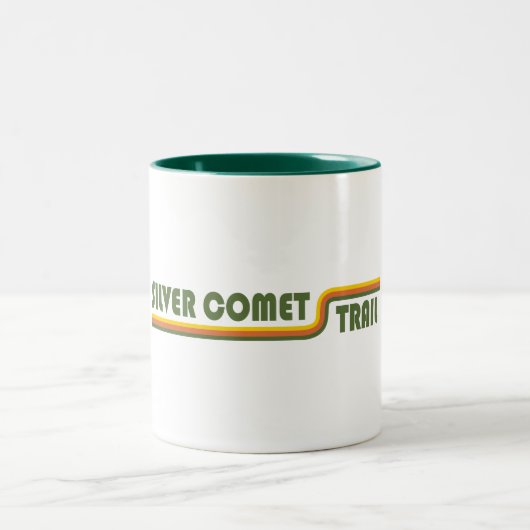 Silver Comet Trail Georgia Zweifarbige Tasse (Mittel)
