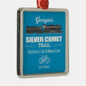 Silver Comet Trail (RT2) Ornament Aus Metall (Rechts)