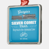 Silver Comet Trail (RT2) Ornament Aus Metall (Links)