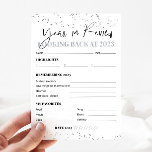 Silver Confetti 2023 Jahr der Überprüfung