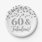 Silver Confetti 60 und fabelhafte Teller (Vorderseite)