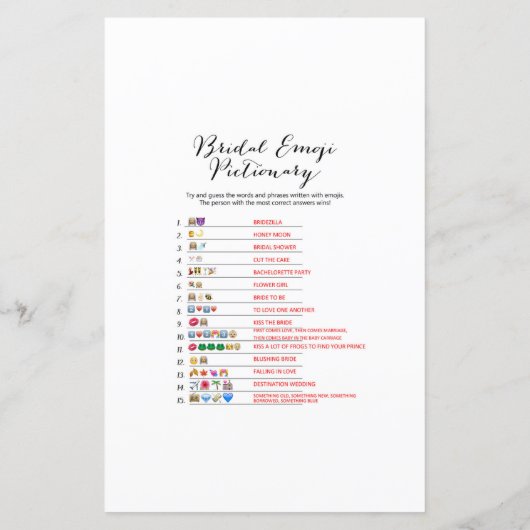 Silver Confetti Brautparty Game DRUCKT (Rückseite)