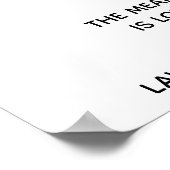 Silver Confetti Herzdusche mit Lavenderzeichen Poster (Ecke)