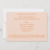 Silver Confetti New Year Champagne Flutes Einladung (Rückseite)