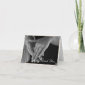 Silver Corner Blüh Danke Karte (Vorderseite)