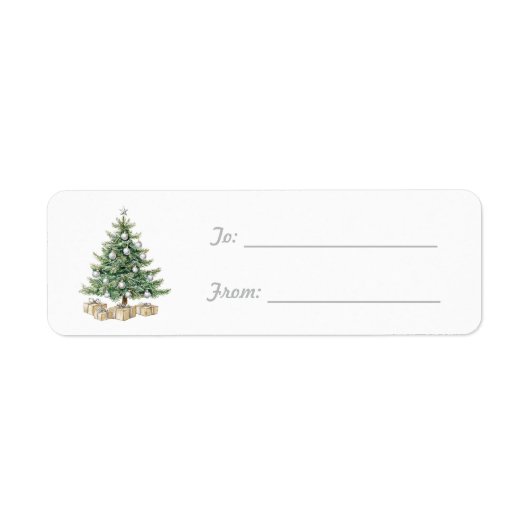 Silver Cream Gifts Christmas Tree (Vorne)
