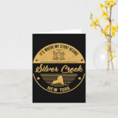 Silver Creek New York Its Where My Story Begins Karte (Gelbe Blume)
