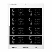 Silver Crescent Moon Feathers Thunder_Cove (Vorne)