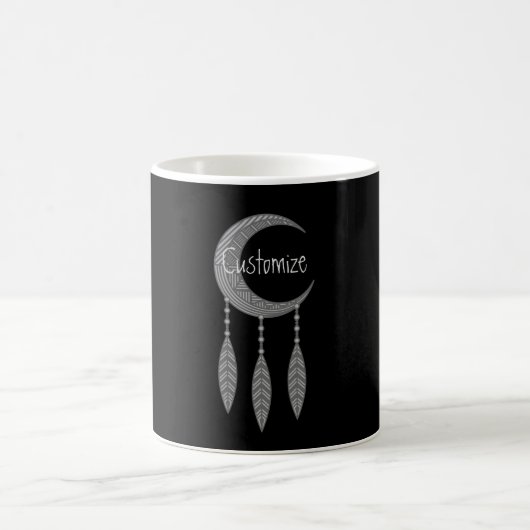 Silver Crescent Moon Federn Thunder_Cove Kaffeetasse (Mittel)