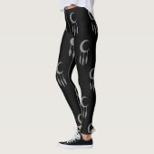 Silver Crescent Moon Federn Thunder_Cove Leggings (Links)