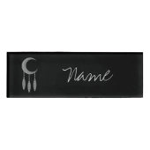 Silver Crescent Moon Federn Thunder_Cove  Namenschild (Vorderseite)