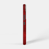 Silver Crimson Glitzer Tropfen auf Red Monogram Samsung Galaxy Hülle (Rechte Seite)