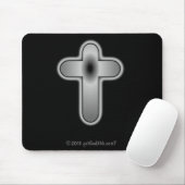 Silver Cross gotGod316.com? Mousepad (Mit Mouse)
