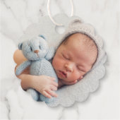 Silver Cross Gott segne Baby Religiöse Taufe Geschenkanhänger (Rückseite)