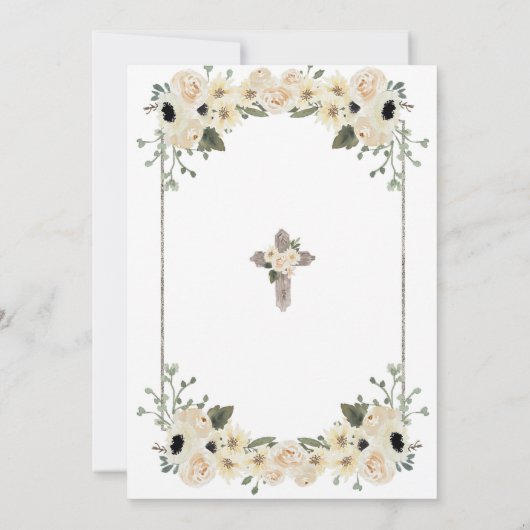 Silver Cross Mi Bautizo Einladung (Rückseite)