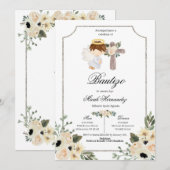 Silver Cross Mi Bautizo Einladung (Vorne/Hinten)