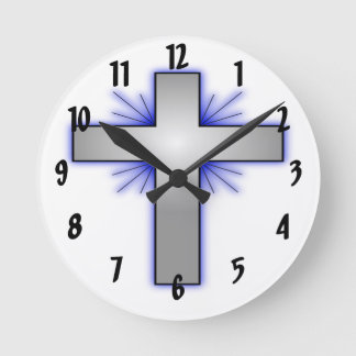Silver Cross Runde Wanduhr