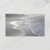 Silver Cross und Gem Business Card Visitenkarte (Rückseite)