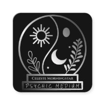 Silver Crystal Ball Psychische Medium Moon Sun