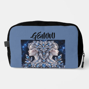Silver Crystal Gemini Luxury Collection Waschbeutel