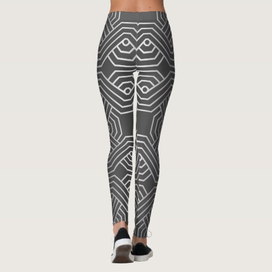 Silver Cutout Leggings (Rückseite)
