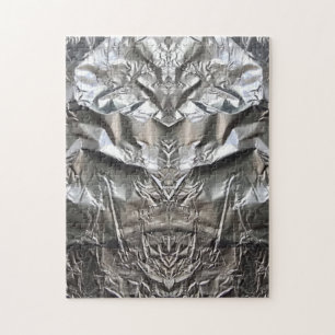 Silver Cyborg - by ID AD Art Gabi Zapf Puzzle
