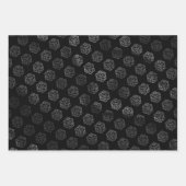 Silver D20 Critmas | PNP Tabletop Role Player Diät Geschenkpapier Set (Vorderseite 3)