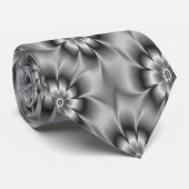 Silver Daisies Krawatte (Gerollt)