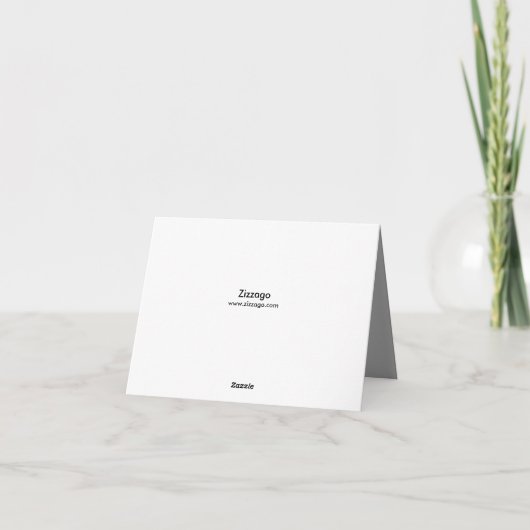 Silver Damask 25. Hochzeitstag Danke (Rückseite)