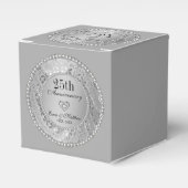 Silver Damask Jubiläum Geschenkschachtel (Vorderseite)