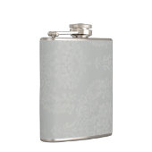 Silver Damask Lady Hip Flask Flachmann (Rechts)
