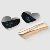 Silver Damask Muster Fächer (Non-assembled)