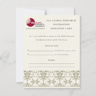 Silver Damask Seminar Event, QR Code Spende Einladung