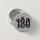 Silver Darts Score 180 mit Darts, Button (Vorne & Hinten)