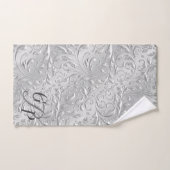 Silver Decoration Monogram Badetuch Set (Handtuch)