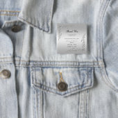 Silver Decoration Wedding Button (Beispiel)