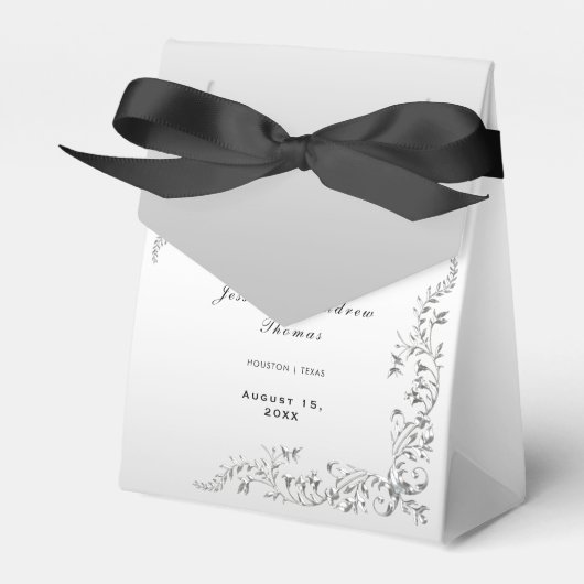 Silver Decoration Wedding Geschenkschachtel (Vorderseite)