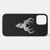 Silver Dee Abbildung auf Carbon Fibre Style Print Case-Mate iPhone Hülle (Rückseite (Horizontal))