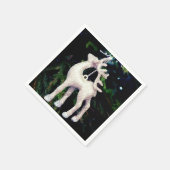 Silver Deer Serviette (Ecke)
